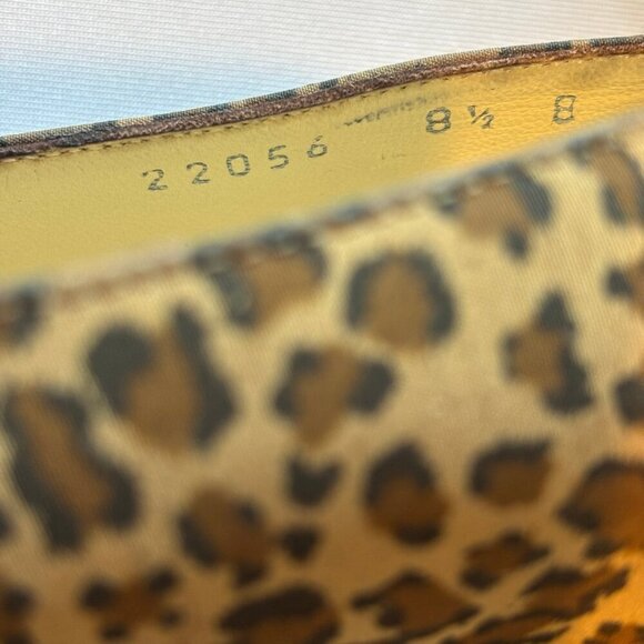 BOTTEGA VENETA Authenticate Leopard Print Women's Loafers Flats Size 8.5 - Picture 12 of 13